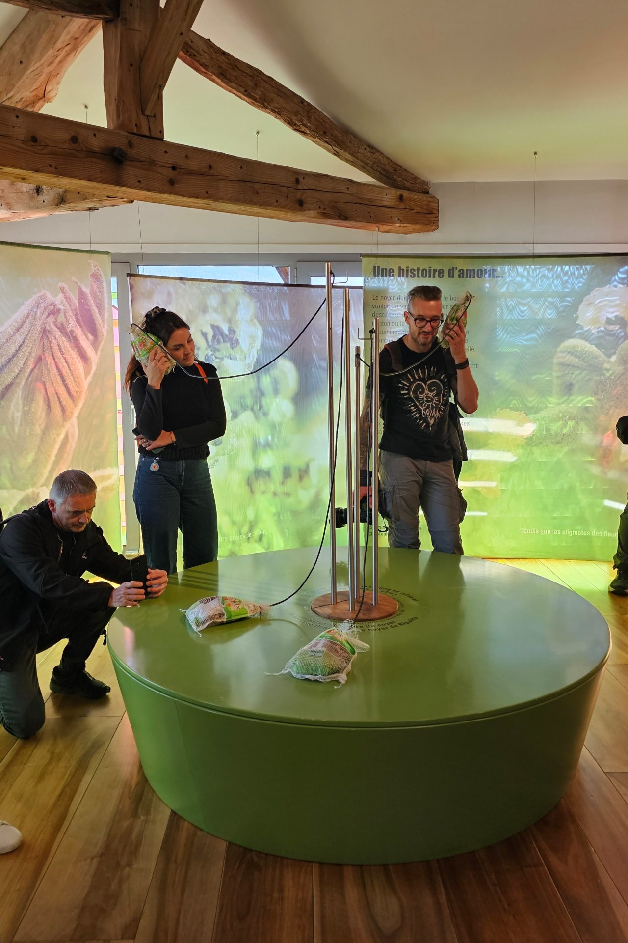 visite du grand séchoir en groupe