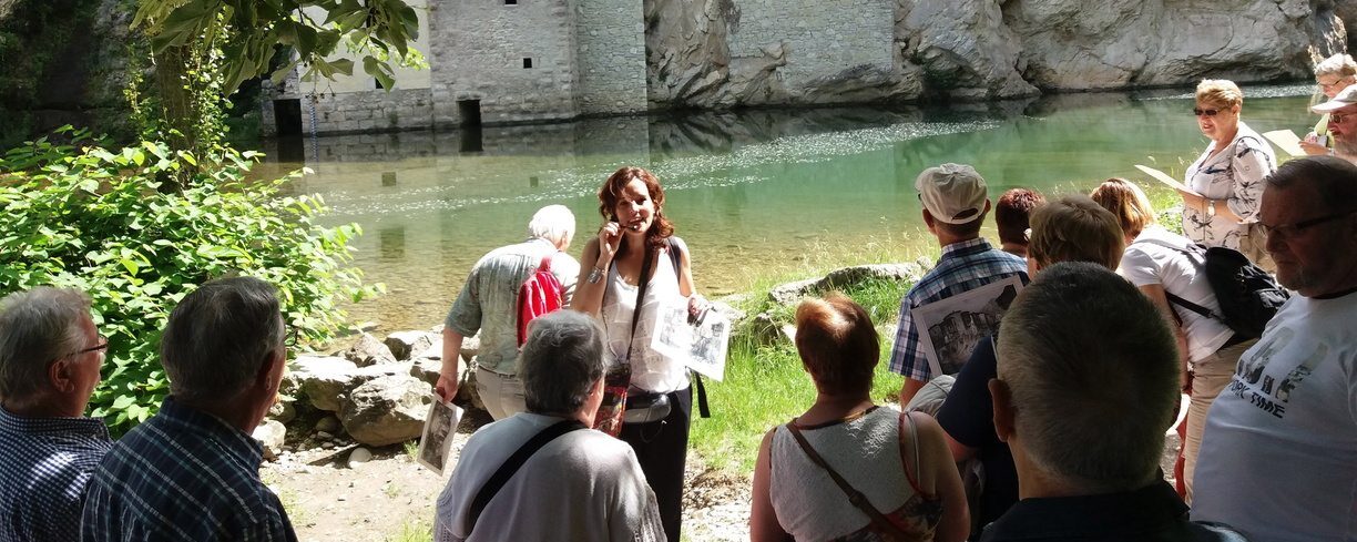 Visite guidée sur les berges de la Bourne à Pont-en-Royans